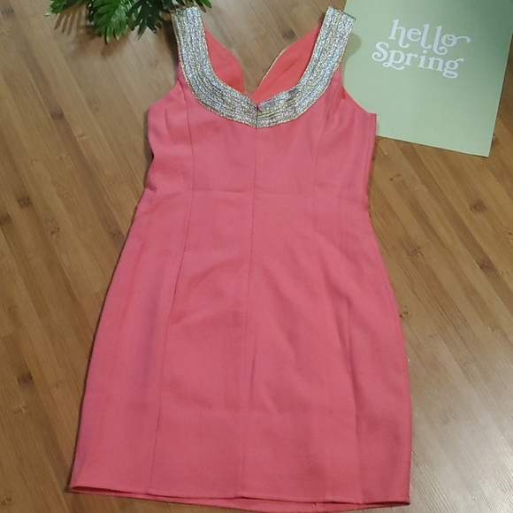 Nwt pink lilly brand dress sz small - Picture 4 of 4